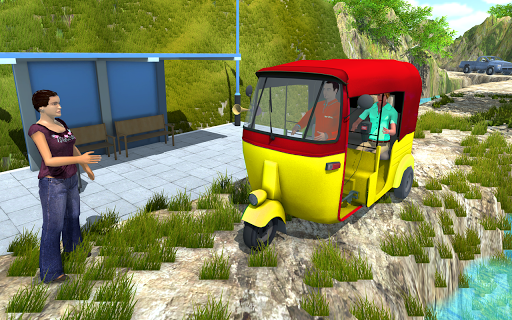 Tuk Tuk Simulator Transport Driver ۳D - عکس بازی موبایلی اندروید