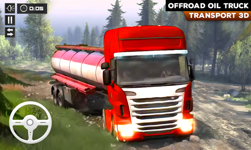 Oil Tanker Truck Transport Cargo Driving Simulator - Gameplay image of android game