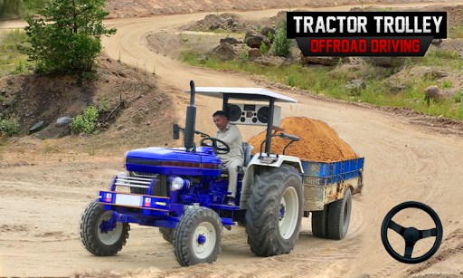 Tractor Trolley Driving Sim 3D - عکس بازی موبایلی اندروید