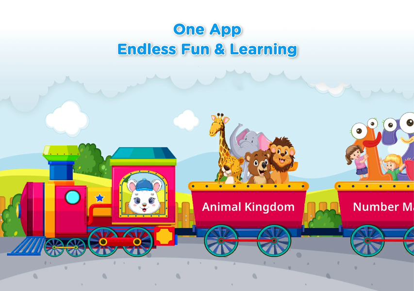 Kids educational games: Funzy - عکس بازی موبایلی اندروید