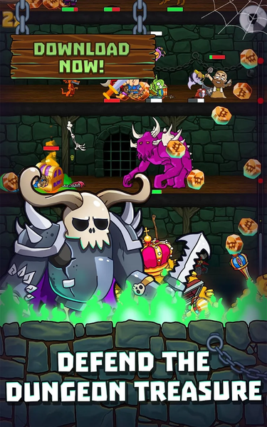 Idle Dungeon Heroes - Gameplay image of android game