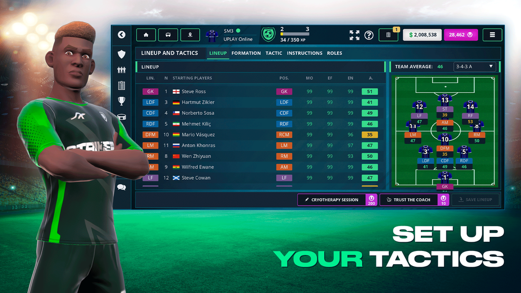 Striker Manager ۳ - عکس بازی موبایلی اندروید