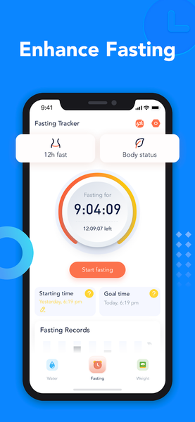 Drink Water & Fasting Tracker - عکس برنامه موبایلی اندروید