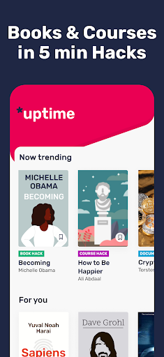 Uptime: Get smarter, stand out - Image screenshot of android app