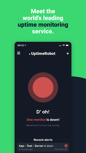 UptimeRobot: Monitor anything! - Image screenshot of android app