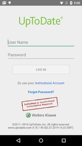 UpToDate - Image screenshot of android app