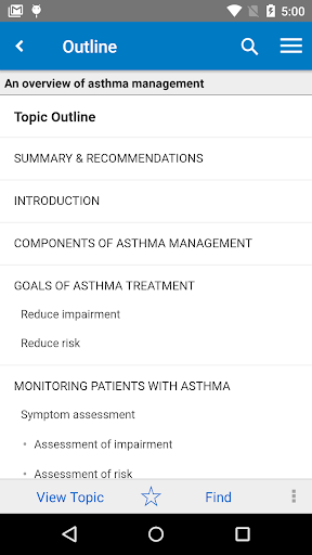 UpToDate - Image screenshot of android app