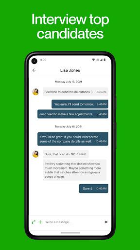 Upwork (Old) - عکس برنامه موبایلی اندروید