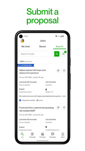 Upwork for Freelancers - عکس برنامه موبایلی اندروید