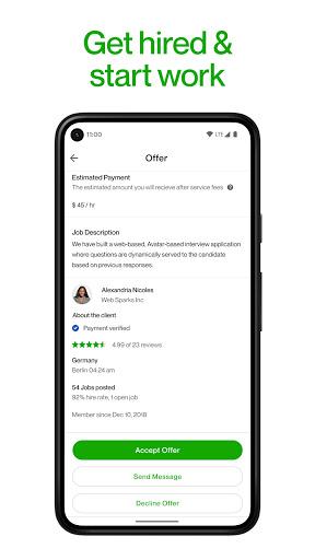 Upwork - عکس برنامه موبایلی اندروید