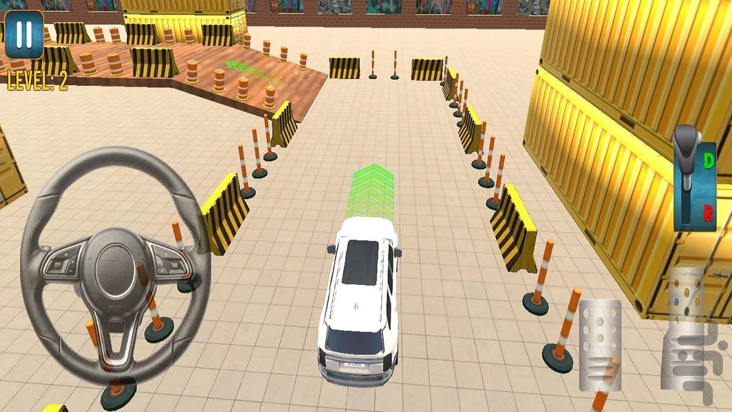 Prado Car Parking Simulator - Gameplay image of android game