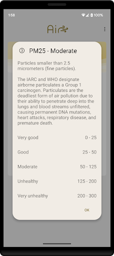 Air - Pollution around you - عکس برنامه موبایلی اندروید