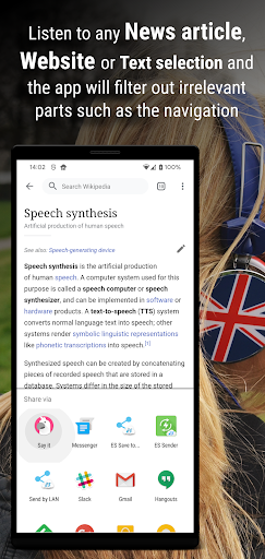 SayIt: Read with Ears - Image screenshot of android app