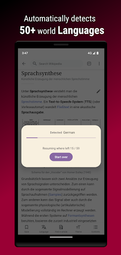 SayIt: Read with Ears - Image screenshot of android app