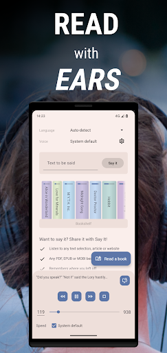 SayIt: Read with Ears - Image screenshot of android app