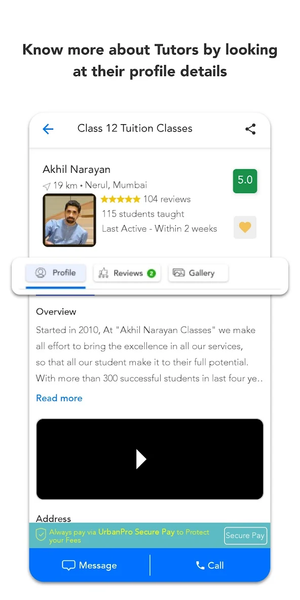 UrbanPro for Learners - عکس برنامه موبایلی اندروید
