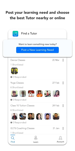 UrbanPro for Learners - عکس برنامه موبایلی اندروید