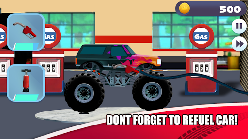 Truck Racing for kids - Gameplay image of android game