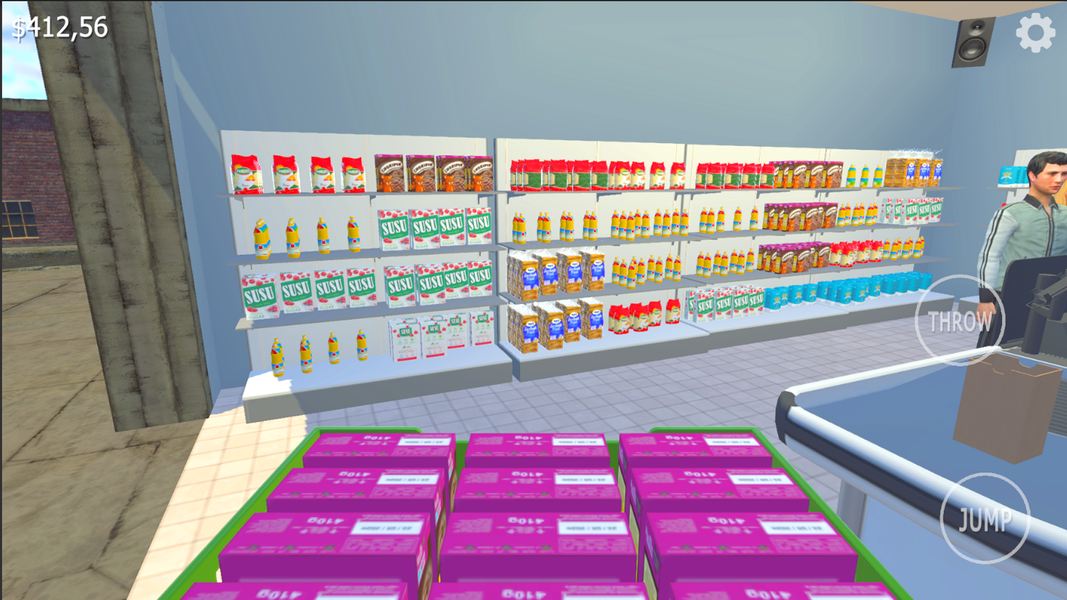 Supermarket Simulator Store 3D - Gameplay image of android game