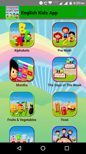 English Kids App - Image screenshot of android app