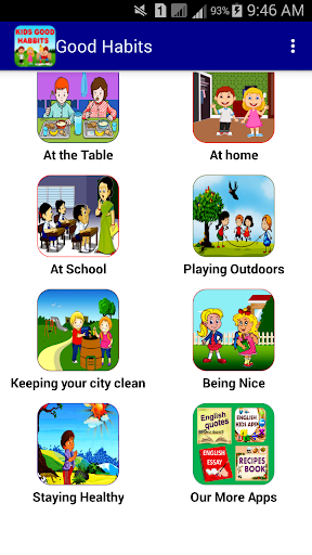 Good Habits For Kids - Image screenshot of android app