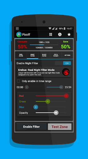 Pixoff: Battery Saver - عکس برنامه موبایلی اندروید