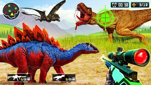 Wild Dinosaur Hunting Gun Game - عکس بازی موبایلی اندروید
