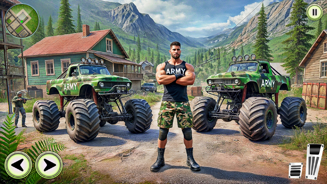 US Army Cargo Truck Driving - عکس بازی موبایلی اندروید