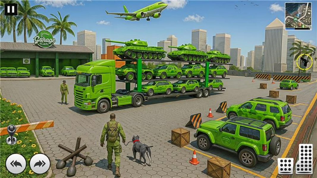 US Army Cargo Truck Driving - عکس بازی موبایلی اندروید