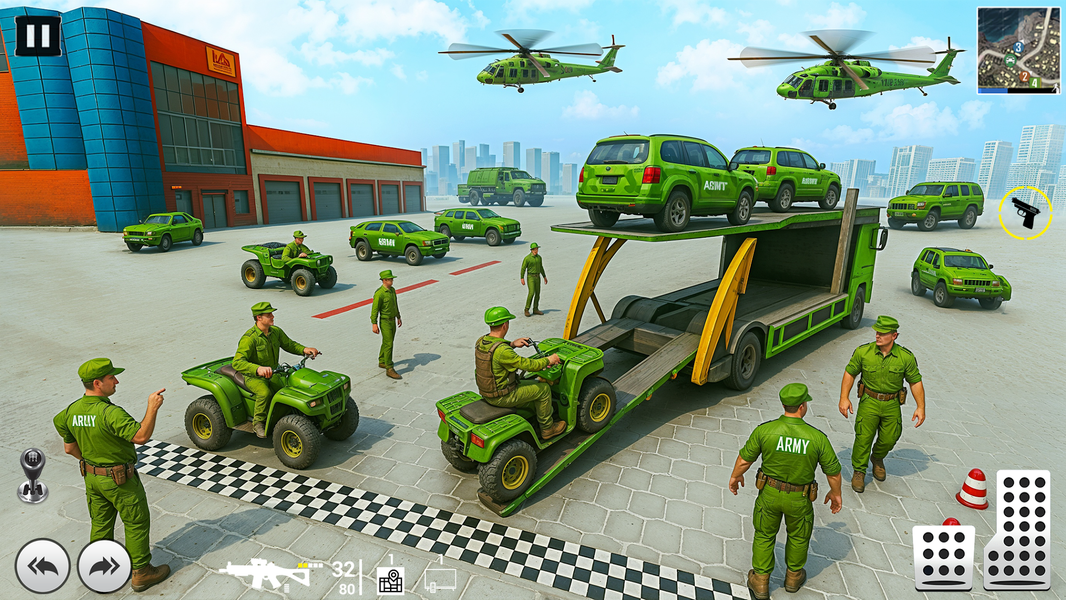 US Army Cargo Truck Driving - عکس بازی موبایلی اندروید