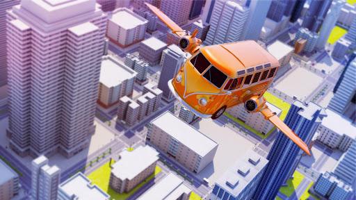 US Flying Bus Driving 2019 - Gameplay image of android game