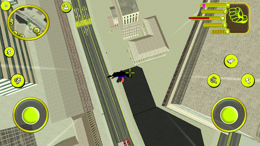US Flying Superhero Rope Captain Vegas City - Gameplay image of android game