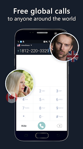 2nd phone number - call & sms - Image screenshot of android app