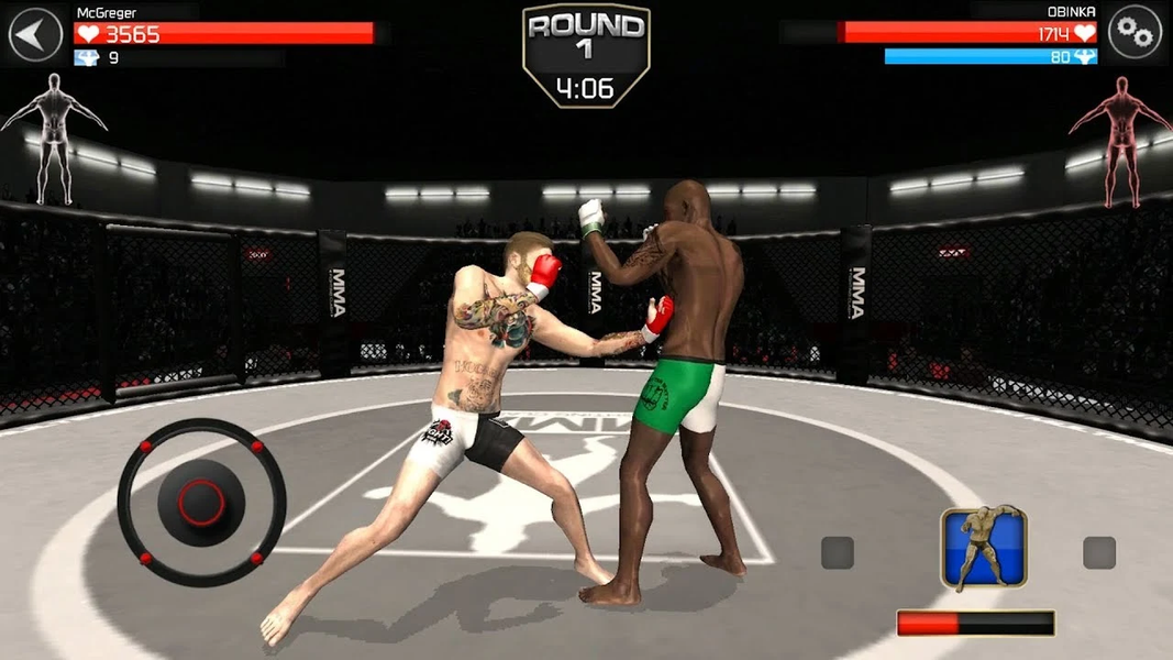 Real MMA Fight Simulator Game - عکس بازی موبایلی اندروید