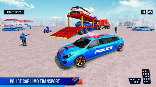 Police Limousine Taxi Transporter Game - عکس برنامه موبایلی اندروید