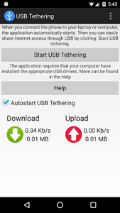 USB Tethering - عکس برنامه موبایلی اندروید