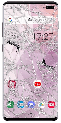 Broken Screen Realistic Prank - Image screenshot of android app