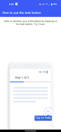 UserTesting - Image screenshot of android app