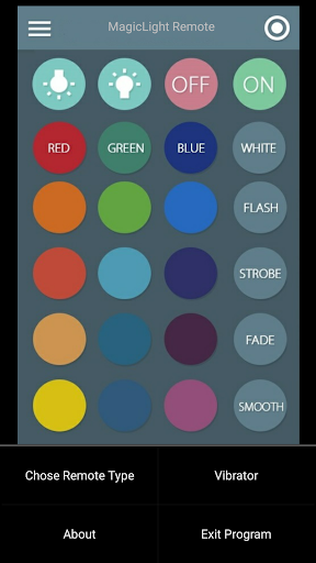 MagicLight  RGB LED Remote - Image screenshot of android app