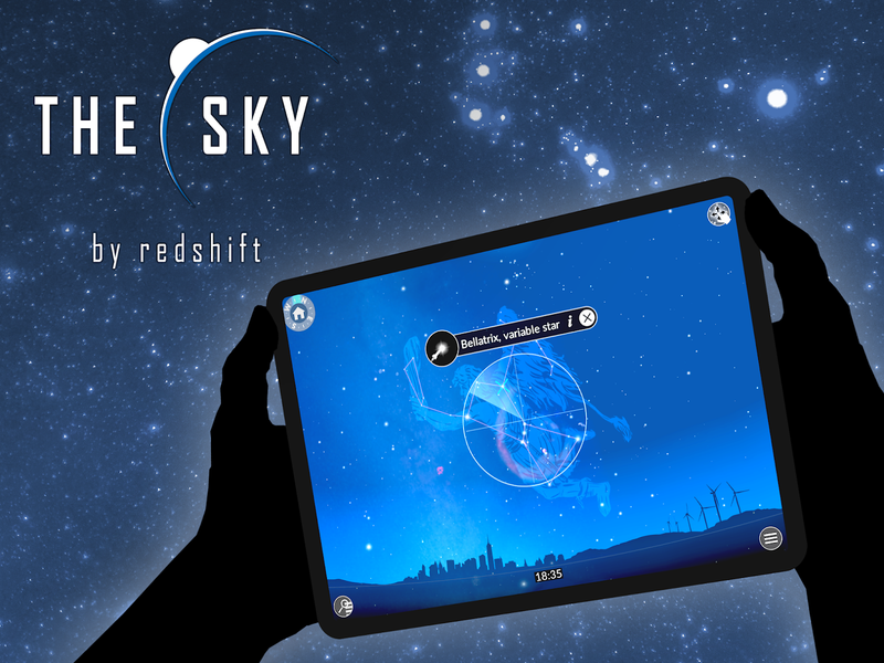 The Sky by Redshift - عکس برنامه موبایلی اندروید