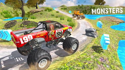 Monster Truck Stunt 4x4 Games - Image screenshot of android app