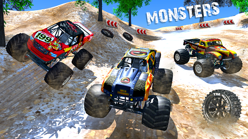 Monster Truck Stunt 4x4 Games - Image screenshot of android app