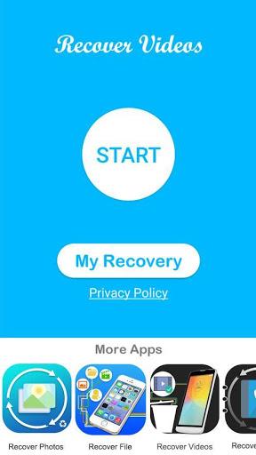 recover deleted video - video recovery - Image screenshot of android app