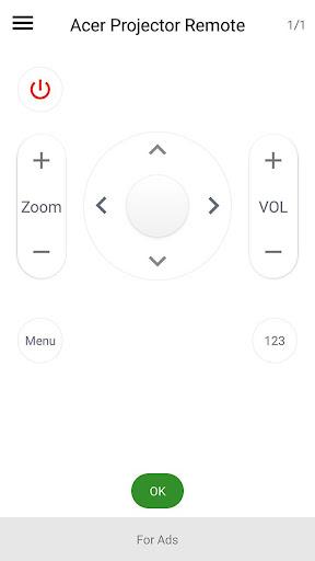 Remote projector - Image screenshot of android app
