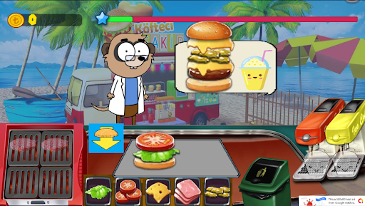 Hamburgerci Şakir : Burger Cooking Games - عکس برنامه موبایلی اندروید