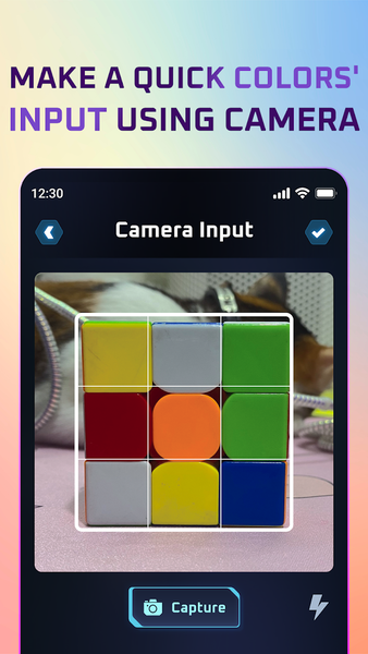 Rubik Cube Solver - Image screenshot of android app