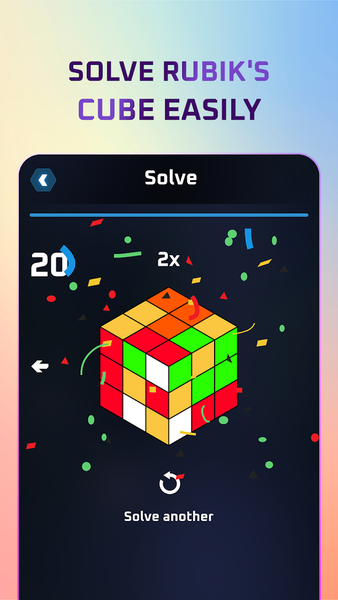 Rubik Cube Solver - عکس برنامه موبایلی اندروید