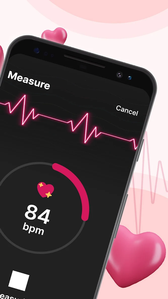 Heart Rate Monitor: BP Tracker - Image screenshot of android app