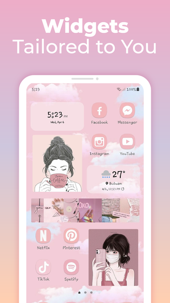 ThemeMaster - App icon, Widget - عکس برنامه موبایلی اندروید