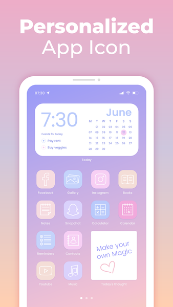 ThemeMaster - App icon, Widget - عکس برنامه موبایلی اندروید